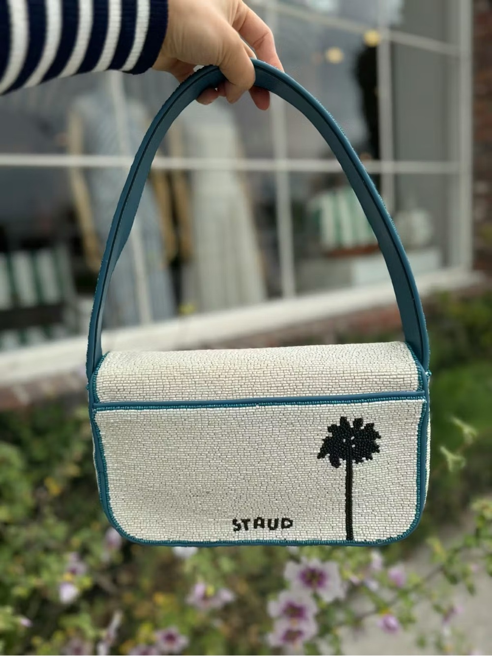 STAUD BEADED TOMMY BAG LA LOS ANGELES - Picture 7 of 7